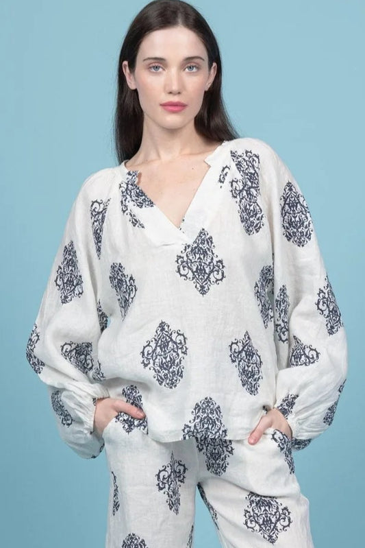 Chandelier Print Top by Elissia Europe