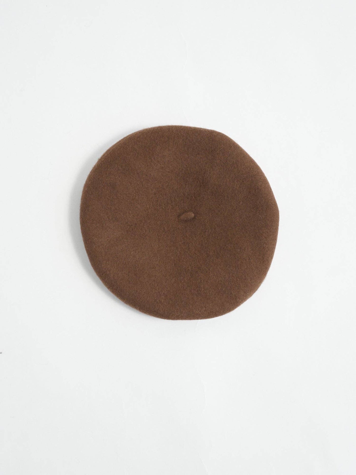 Wool Beret by Lost Pattern NYC - Chestnut Accessories Lost Pattern NYC