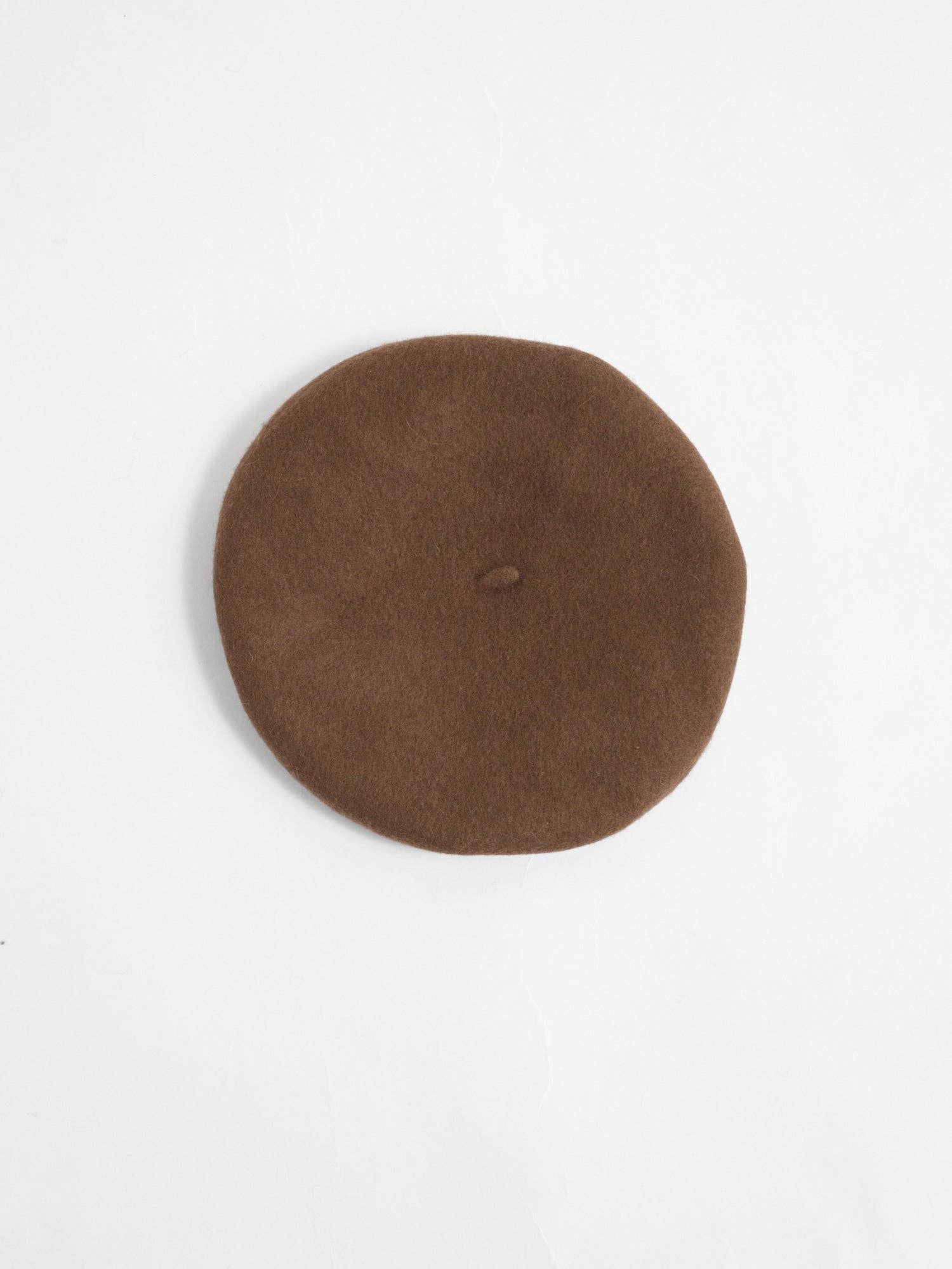 Wool Beret by Lost Pattern NYC - Chestnut Accessories Lost Pattern NYC