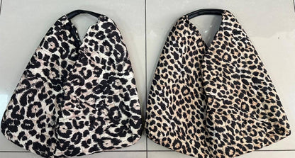 Animal Print Nylon Hobo by Chenson & Gorett