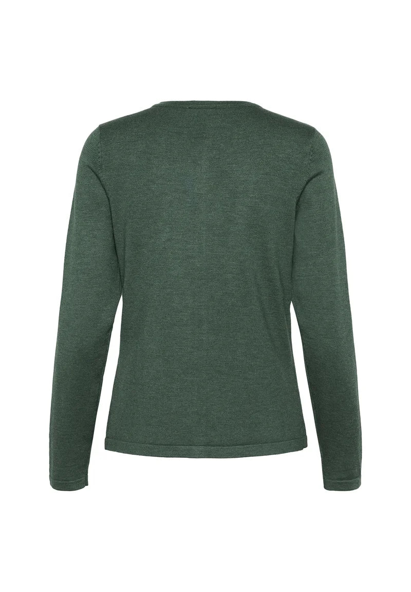 R-Neck Cardigan by Saint Tropez Cardigans Saint Tropez