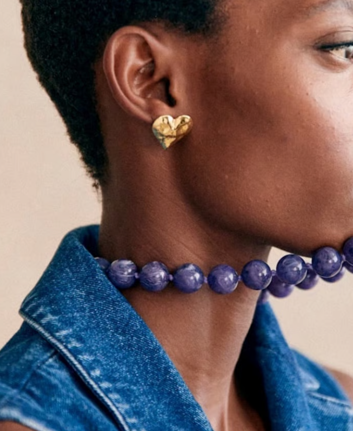Été Beads Beaded Necklace Necklace HoopLa Style Purple
