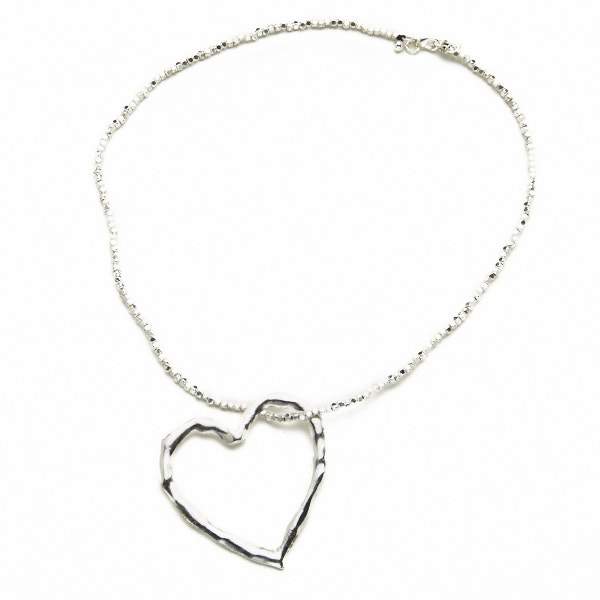 Open Heart Necklace Silver Plate by Susie Blue Jewelry Suzie Blue Canada