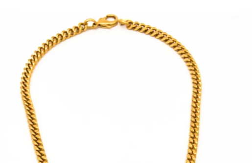 HoopLa - Tie it up- Mega PVD Chain Necklace- Waterproof Accessories HoopLa