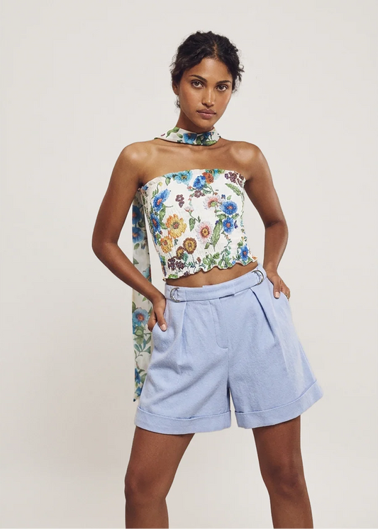 Trouser Shorts with belt Detail by Hilary MacMillan