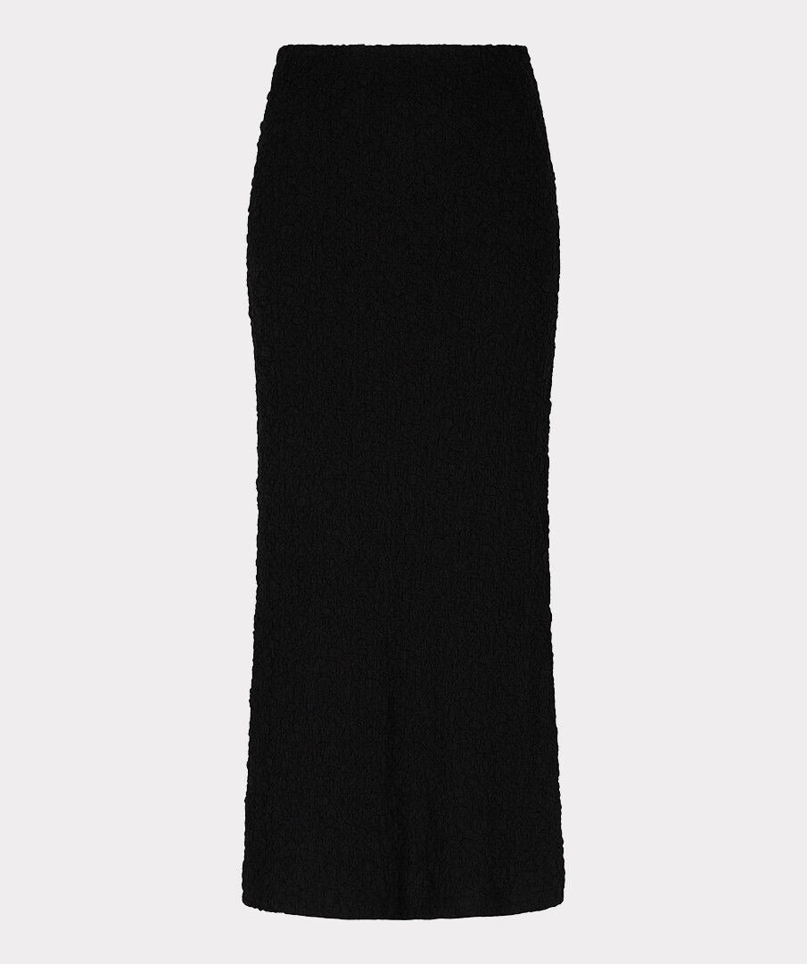 Textured Skirt by Esqualo Skirts & Shorts EsQualo Black