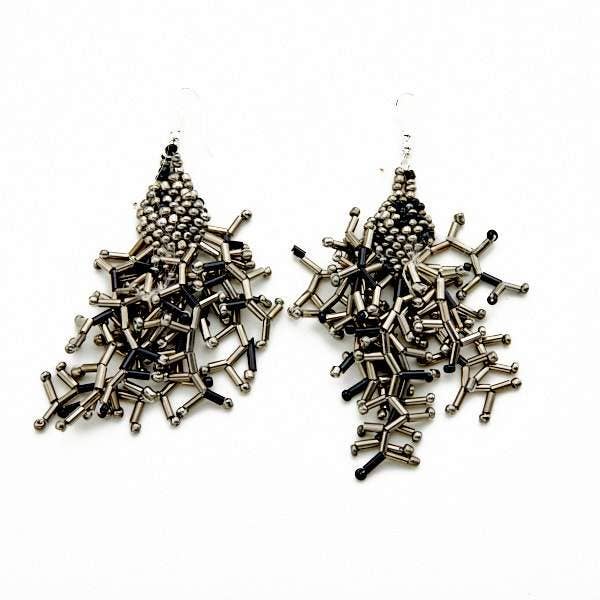 Spikey Beaded Earring