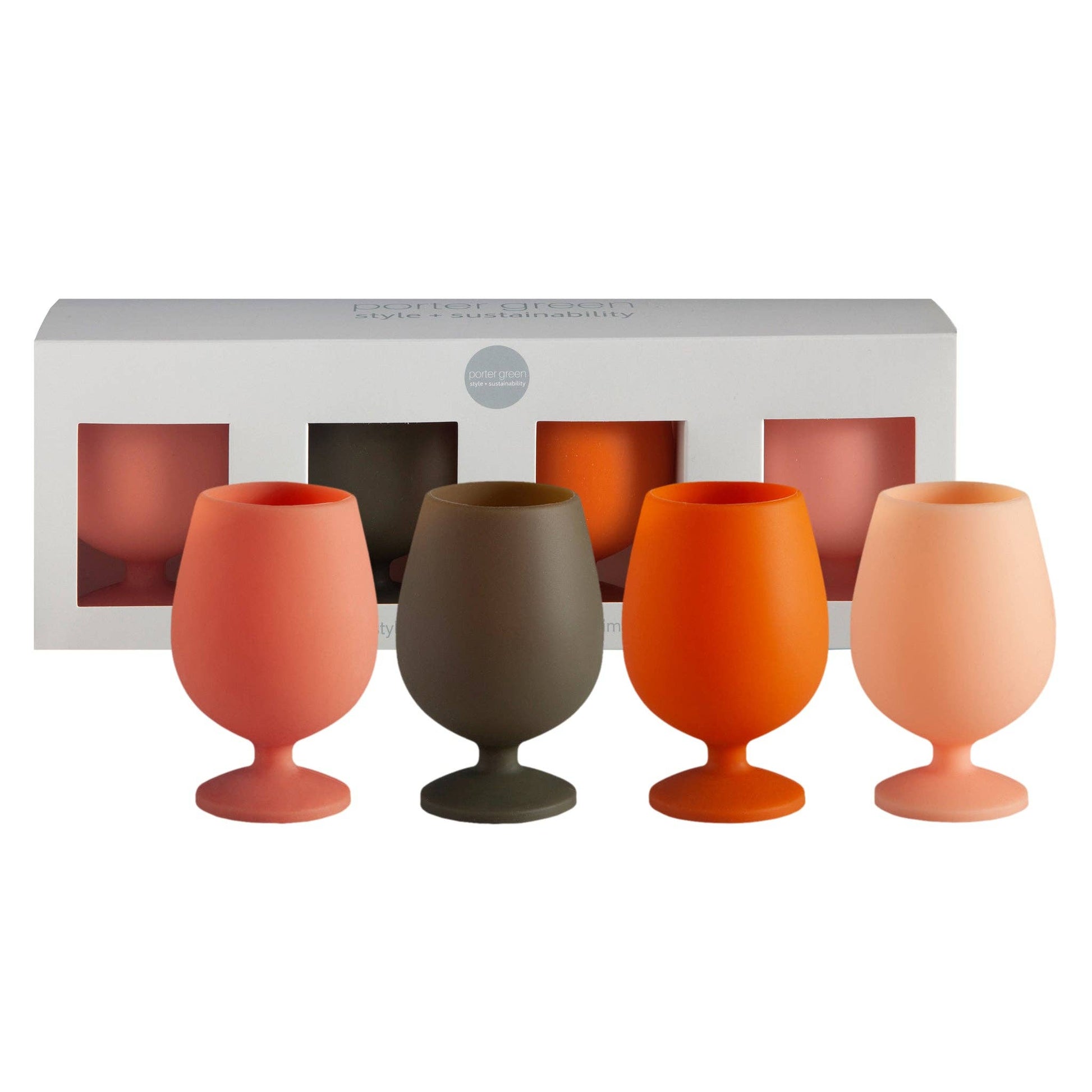 Fall Silicone Unbreakable Wine Glasses by Porter Green Home porter green | canada