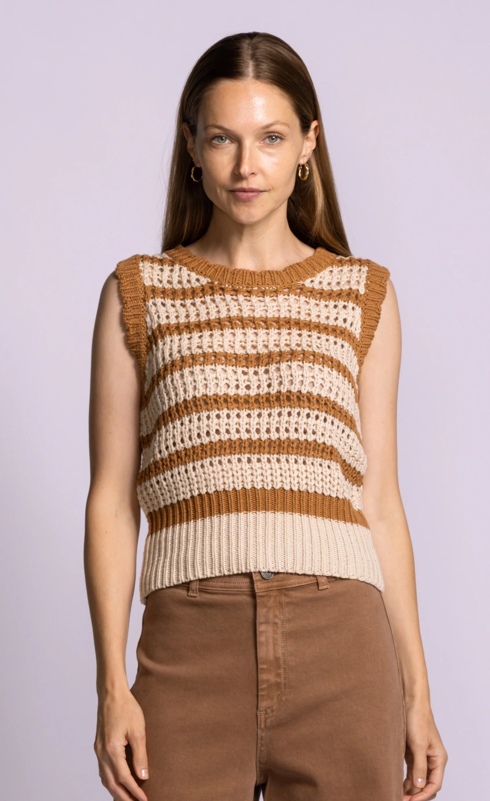 Cartwright Sweater Sweater Pink Martini Brown