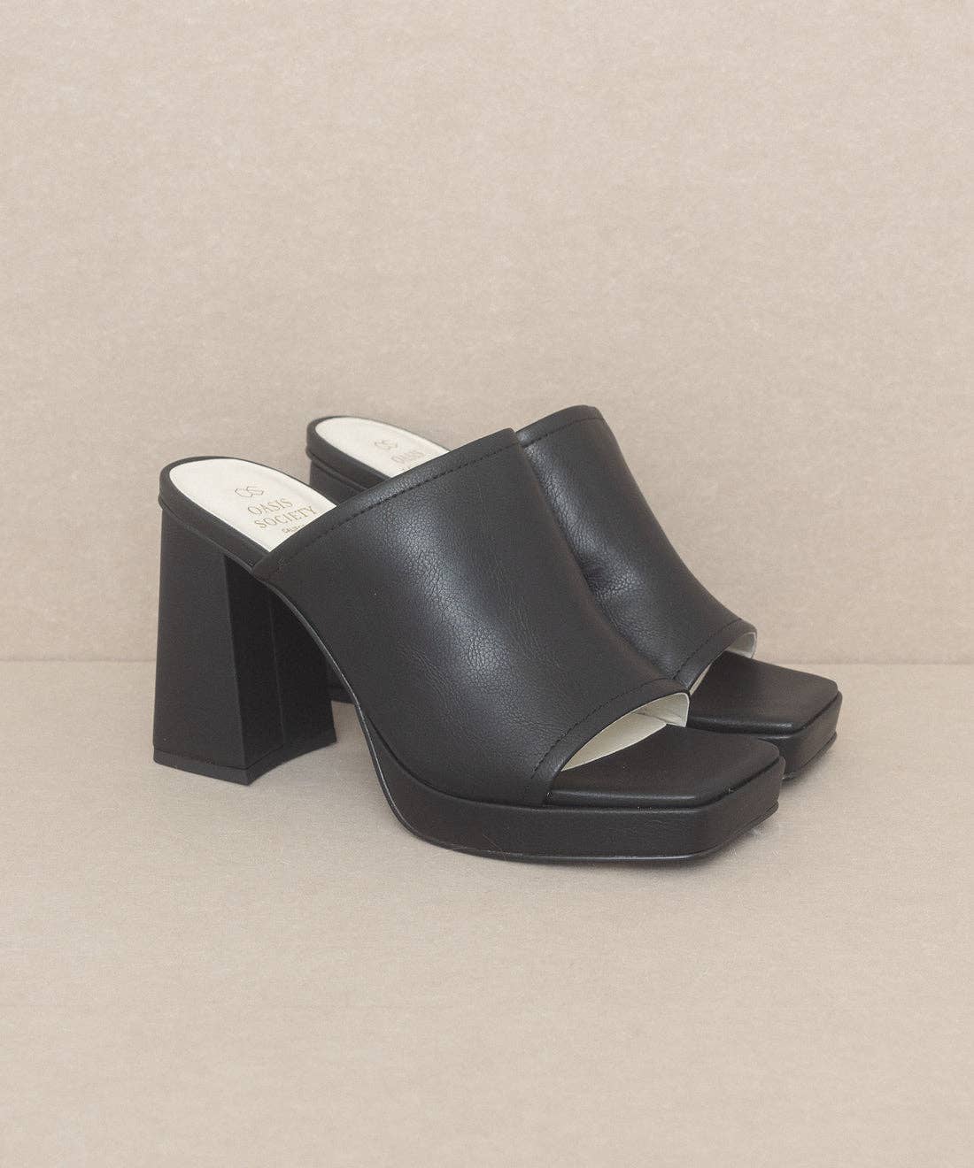 The Vivienne Black | Slip On Platform by Oasis Society