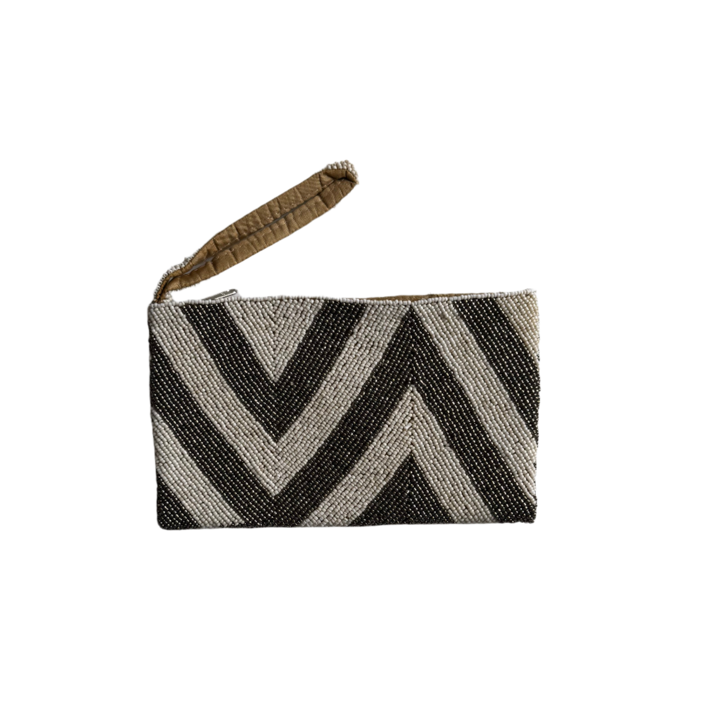 Beaded Zig Zag Clutch Purse Purse Suzie Blue Canada Grey