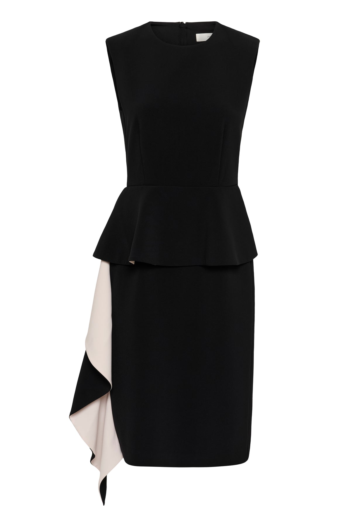 Charleene Fest Flounce Dress by InWear in Black — Pack Front (100)