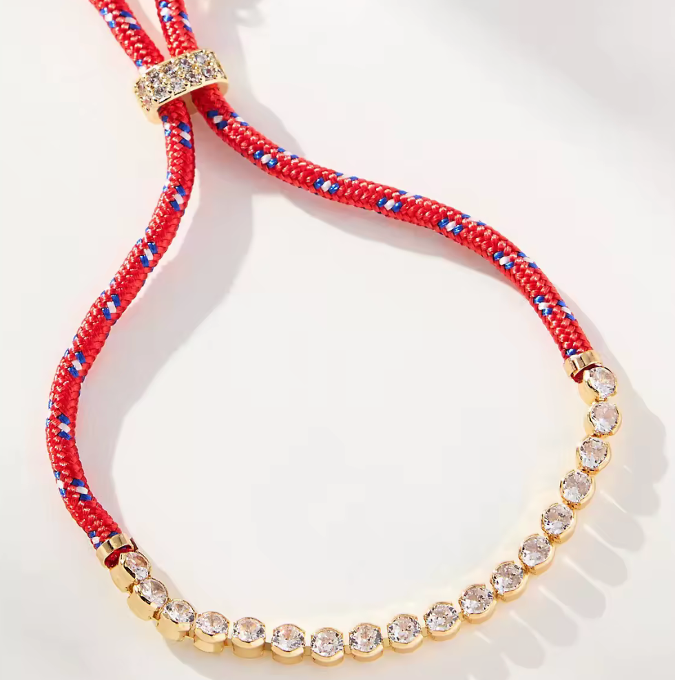 Colourful Cord Tennis Bracelet by HoopLa Bracelet HoopLa
