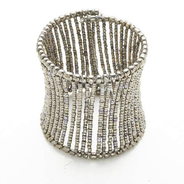 Cuff Beaded Column Bracelet