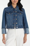 Bracelet Cuff Denim Jacket by Liverpool Denim Jacket Liverpool West Ways