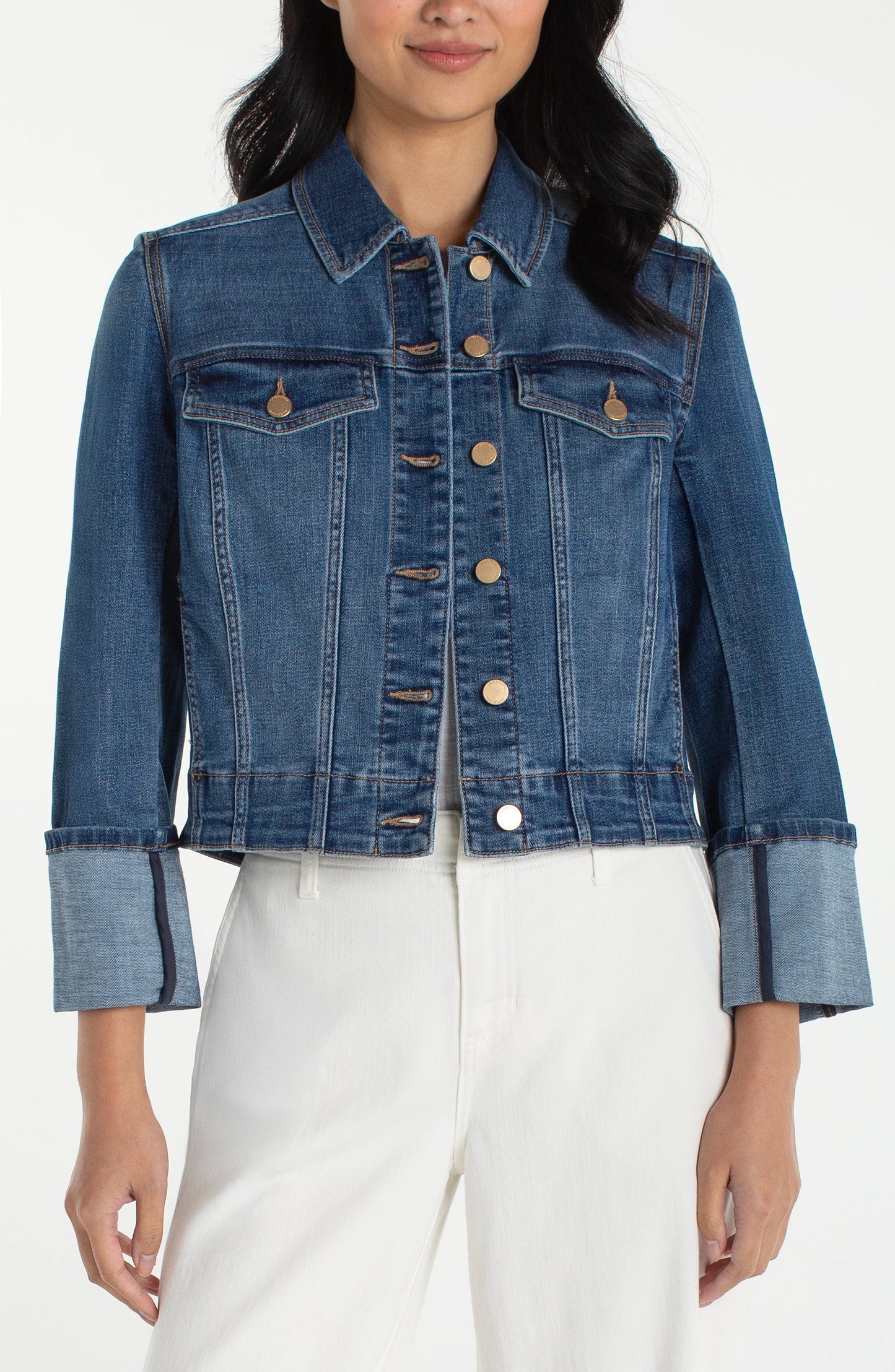 Bracelet Cuff Denim Jacket by Liverpool Denim Jacket Liverpool
