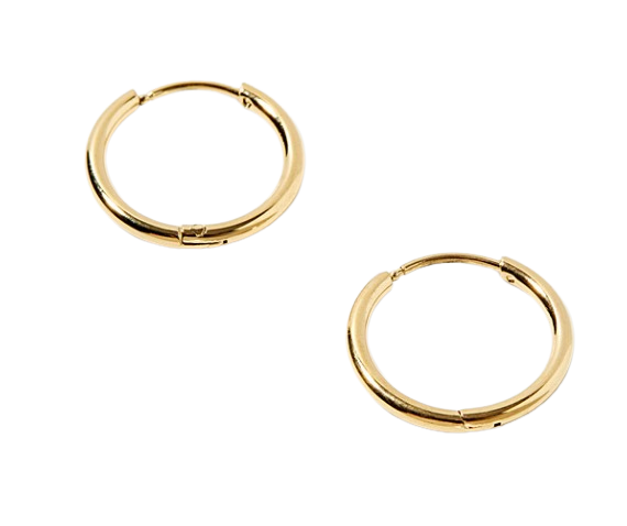 HoopLa - Stacked Hoop- Messy mix of texture PVD Waterproof Earrings Earrings HoopLa