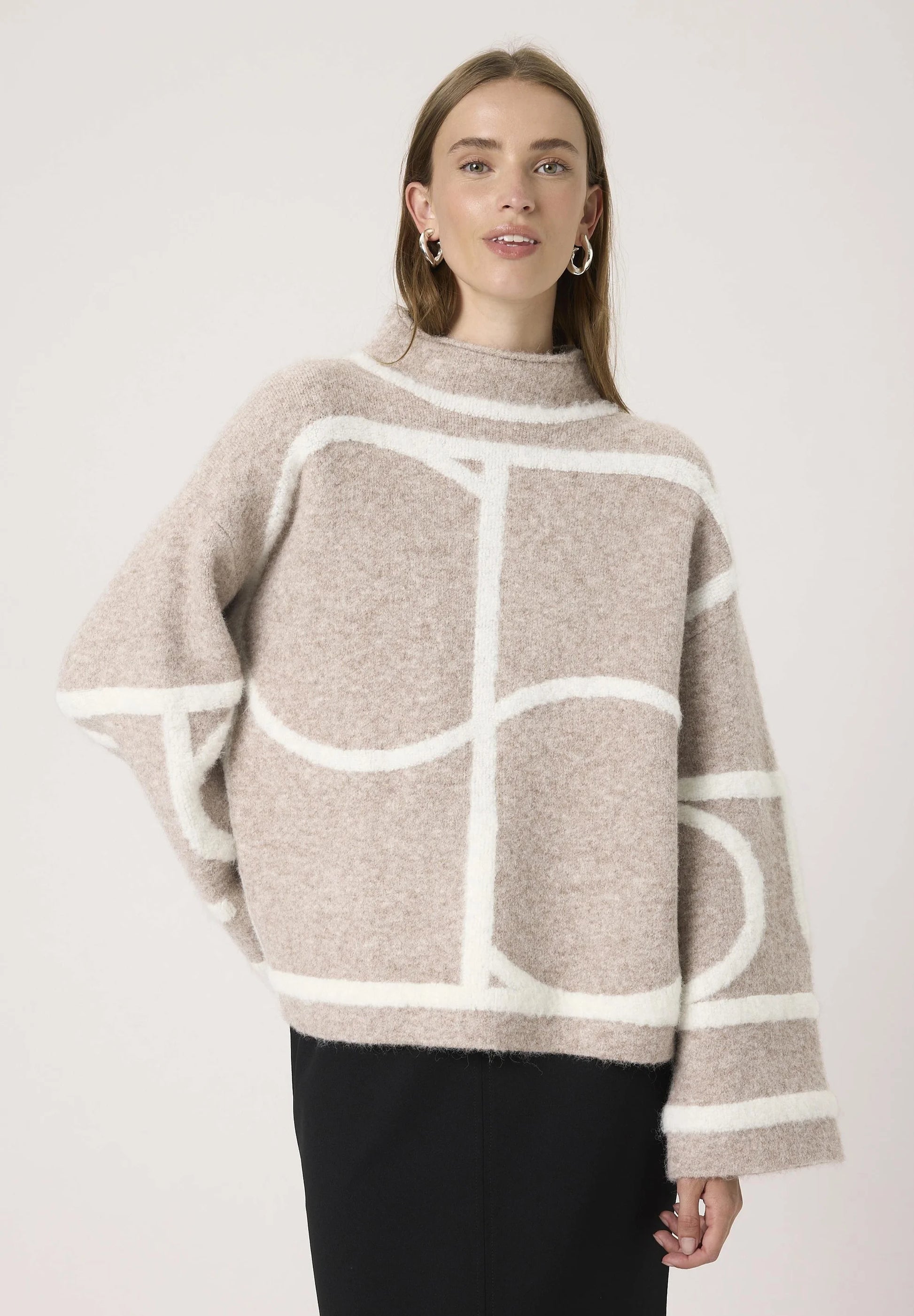 Sorea Mono Pullover by Soaked in Luxury Sweater Soaked In Luxury