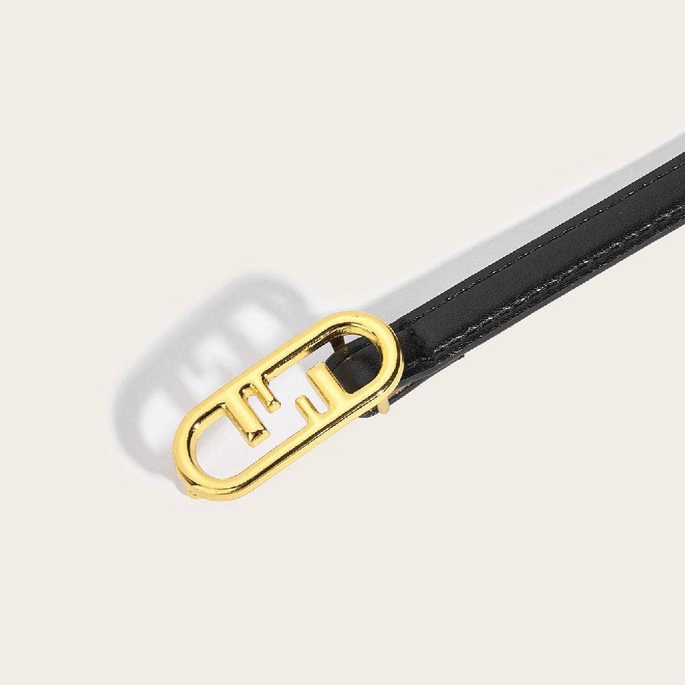 Women Leather Belt Double F Accessories Q&C Distribution