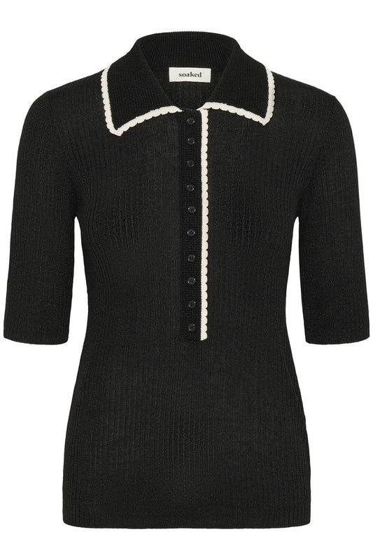 Laisa Polo Pullover by Soaked in Luxury Soaked In Luxury