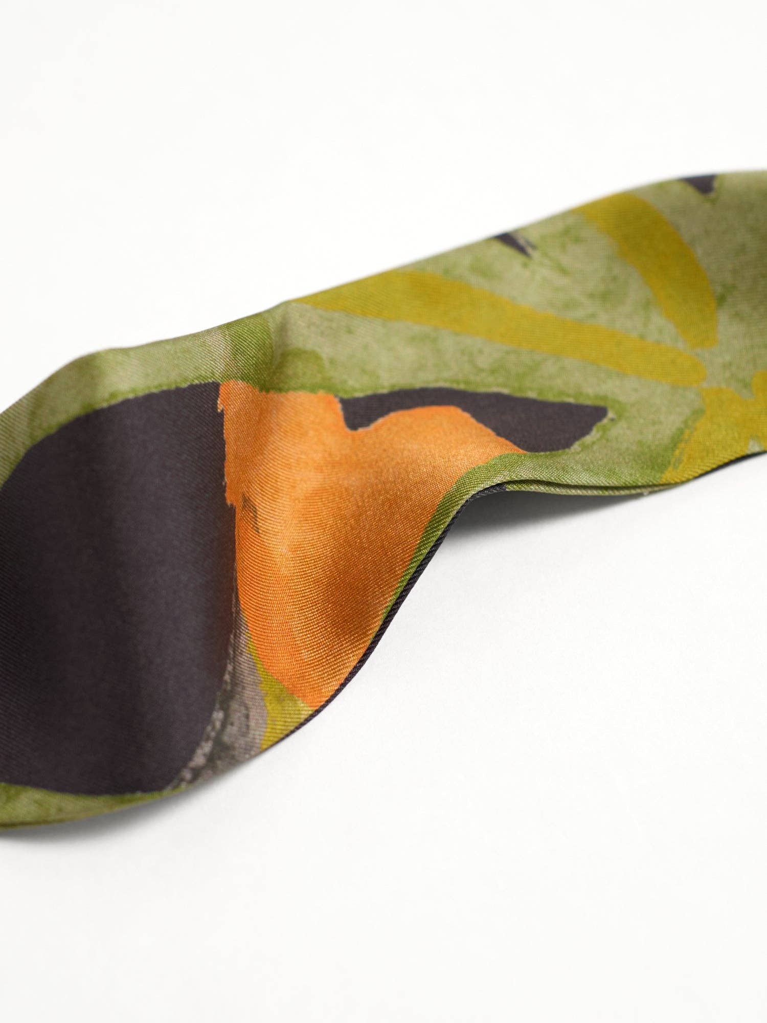 Silk Twill Skinny Scarf by Lost Pattern Accessories Lost Pattern NYC