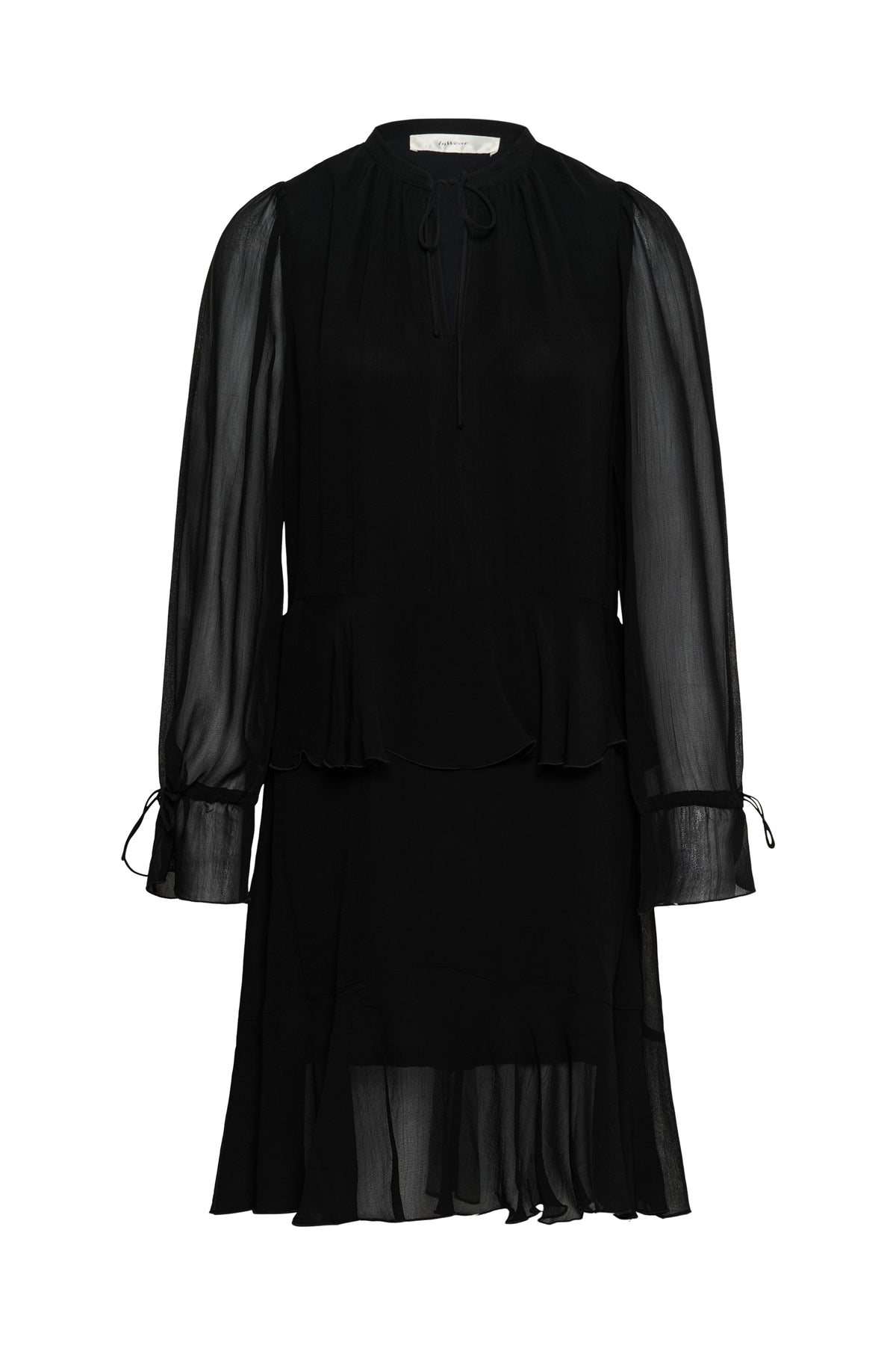 Messie Short Dress by InWear in Black — Pack Front (100)