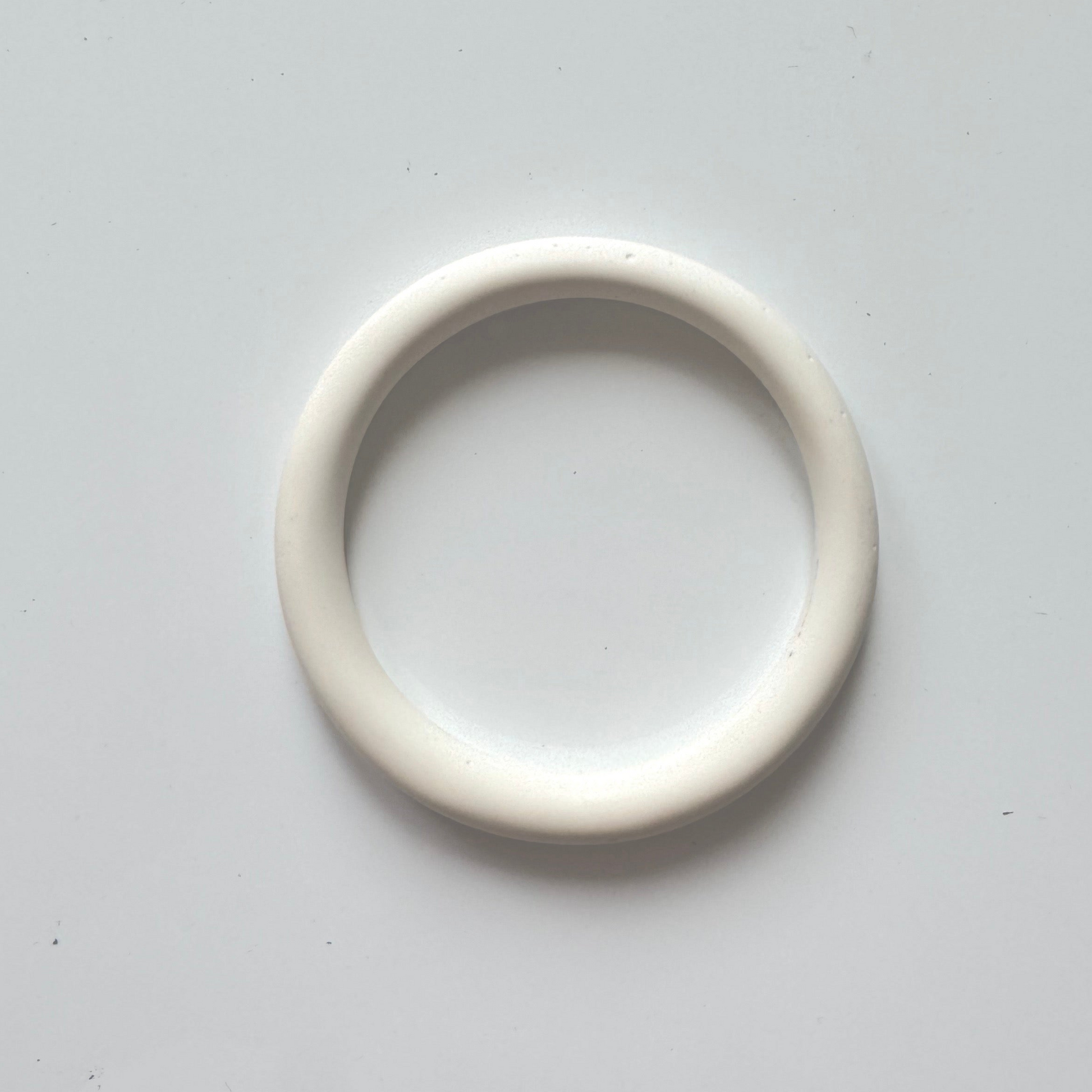 Resin Bangle by Suzie Blue Canada Bracelet Suzie Blue Canada White