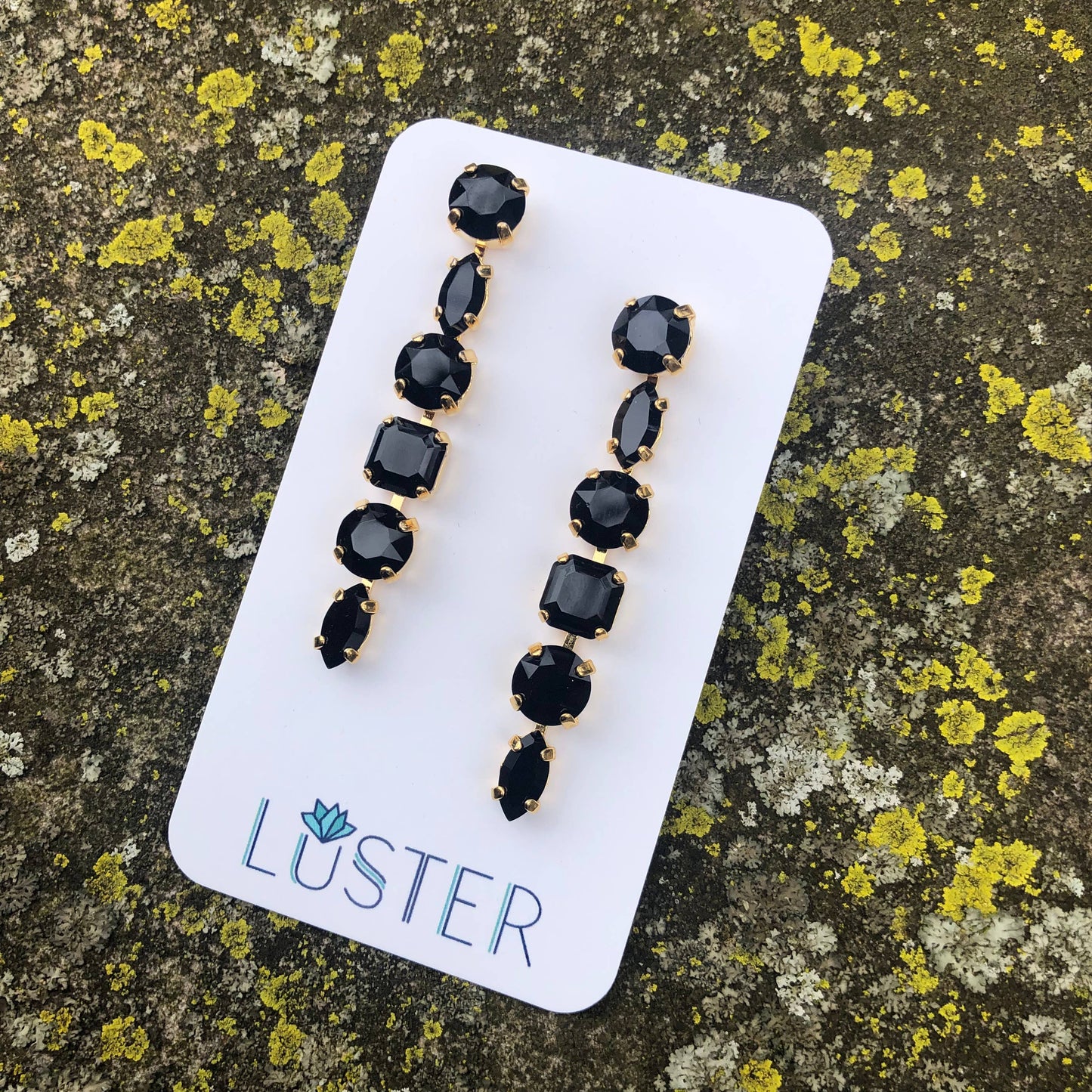 Crystal Dangle Earrings by Luster Jewelry LUSTER