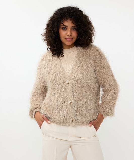 Textured Cardigan by EsQualo