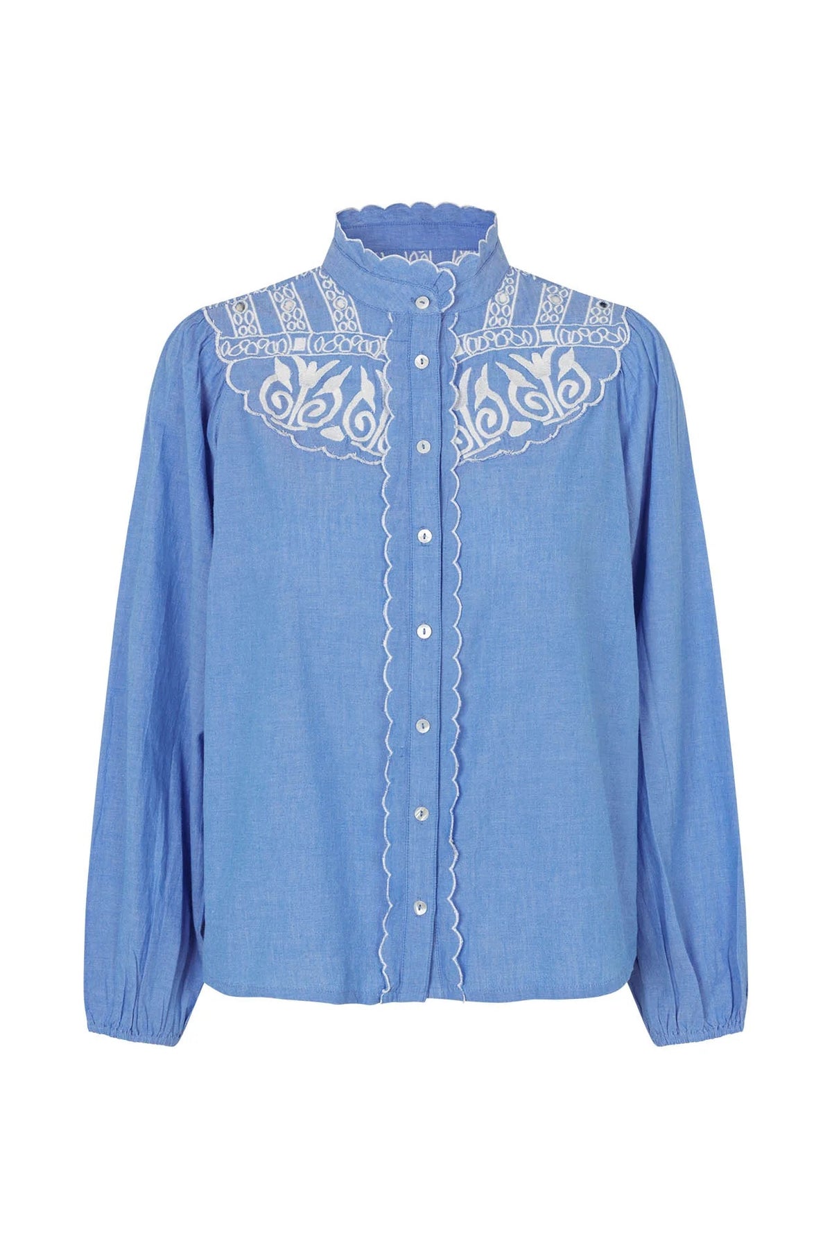 LiaLL Embroidered Shirt by Lolly's Laundry Tops LOLLYS LAUNDRY