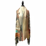 Printed Shoulder Scarf