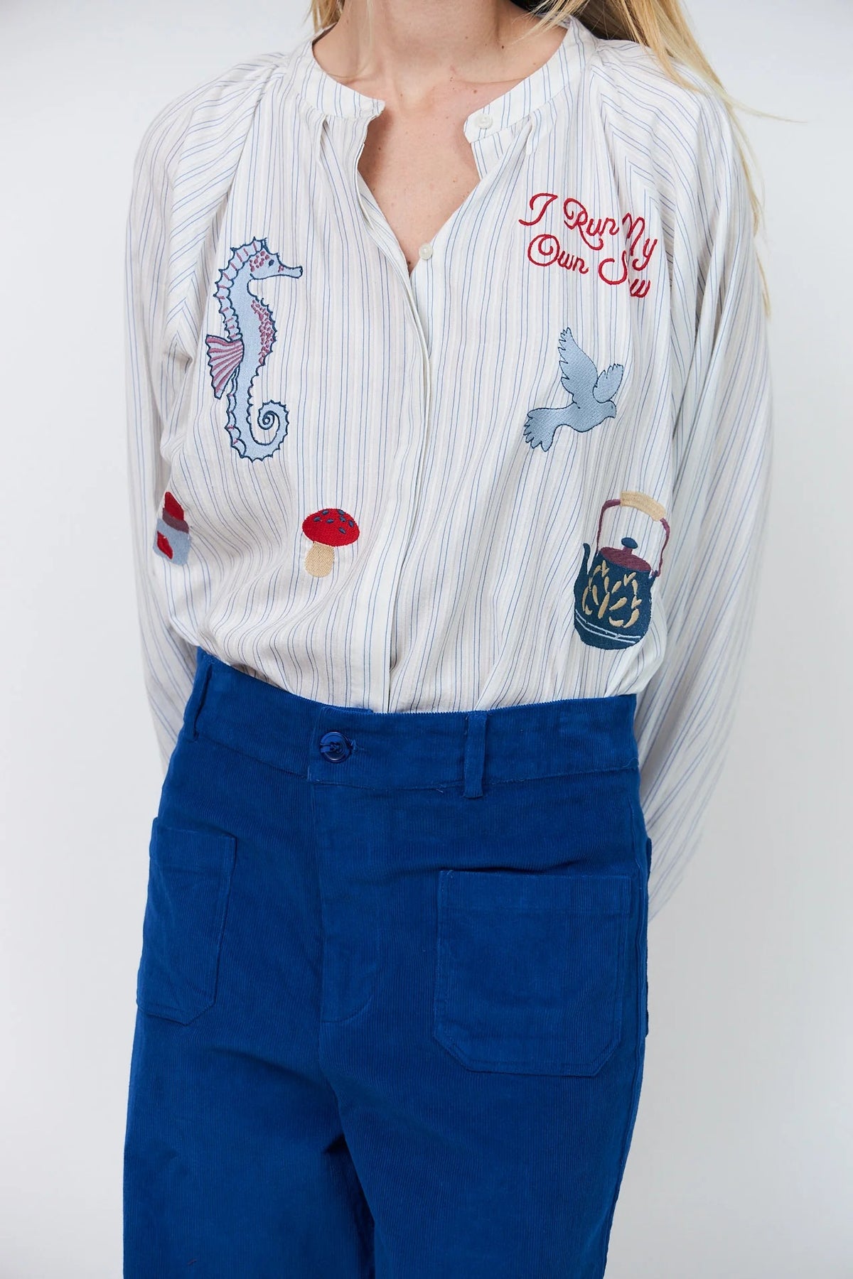 HaileyLL Striped Shirt by Lolly's Laundry Tops LOLLYS LAUNDRY