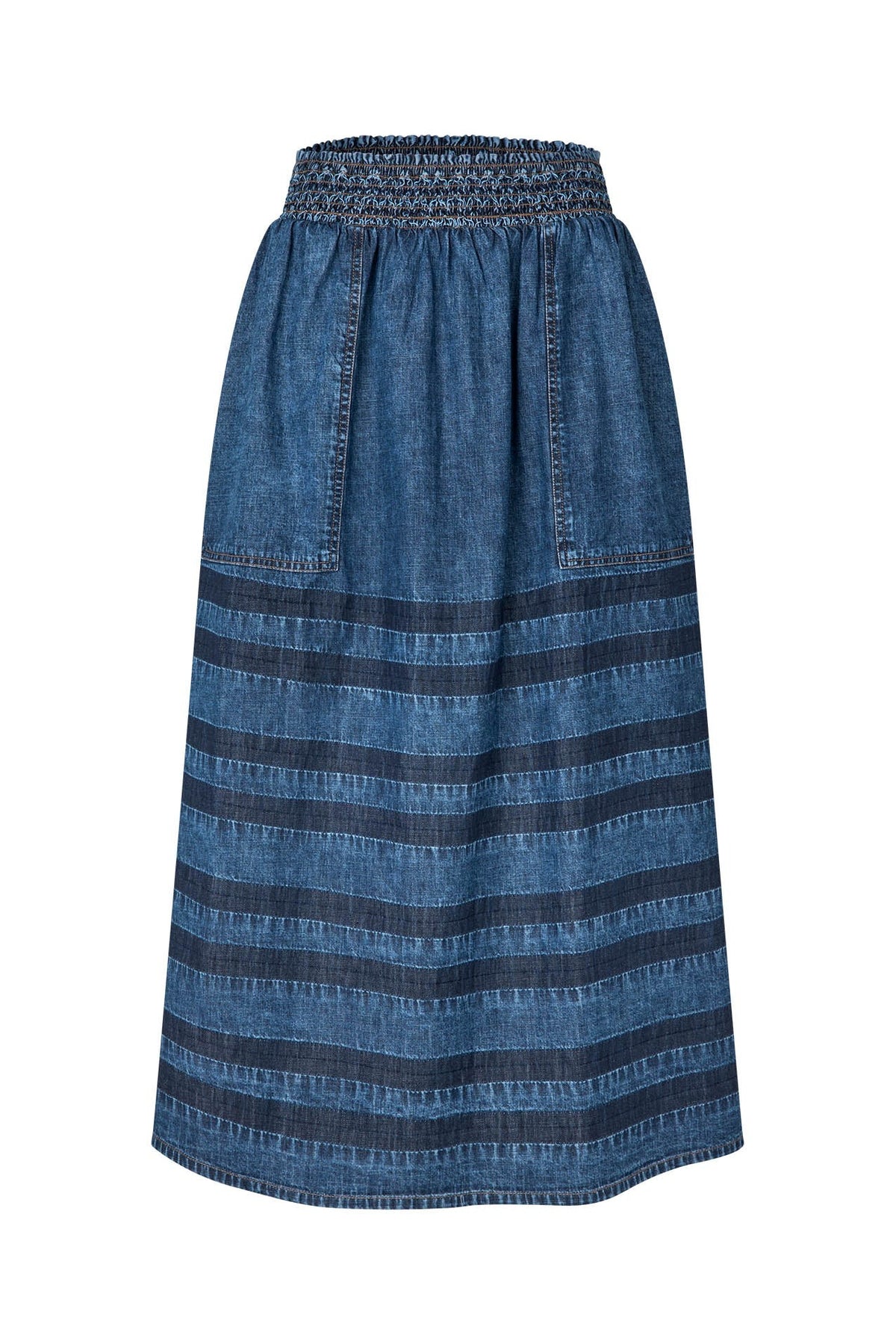 AmondLL Denim Maxi Skirt by Lolly's Laundry Denims LOLLYS LAUNDRY