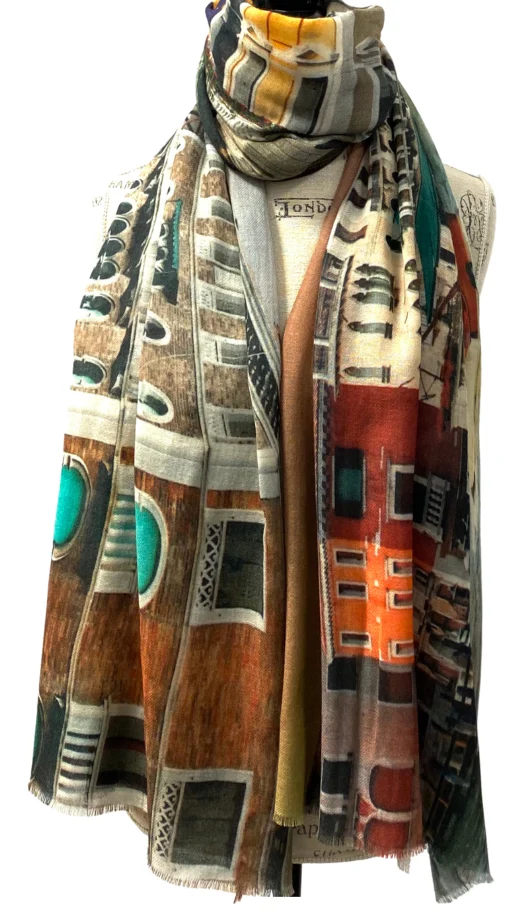 Printed Shoulder Scarf