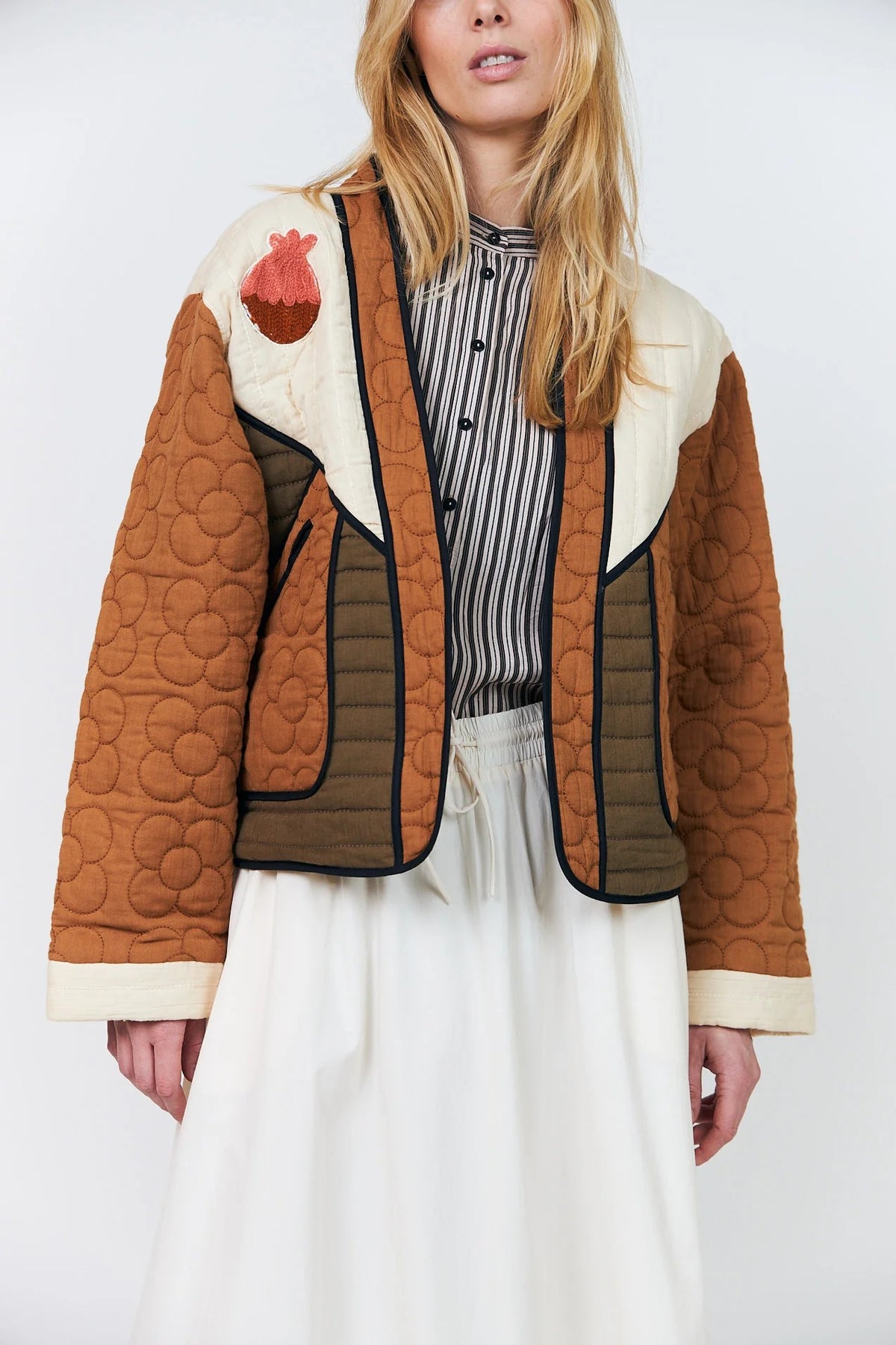 HarlowLL Jacket by Lolly's Laundry Outerwear LOLLYS LAUNDRY Rust