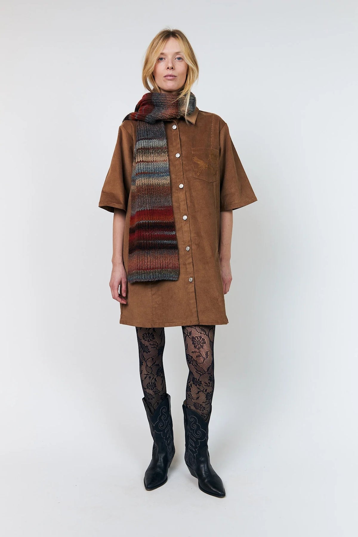 MolaLL Corduroy Dress by Lolly's Laundry Occasion Wear LOLLYS LAUNDRY Hazel