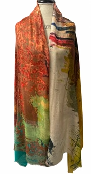 Printed Shoulder Scarf
