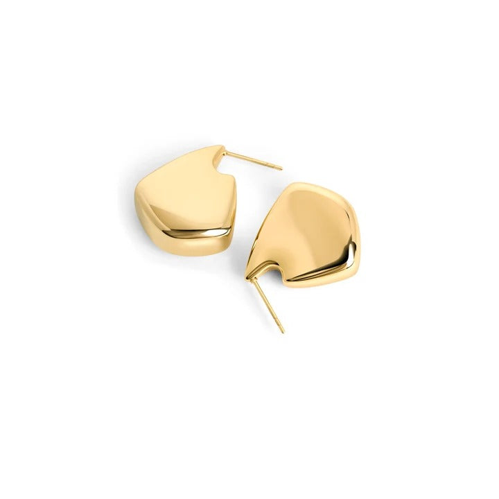 Navy Hoop Earring by Mia Bijoux Mia Bijoux