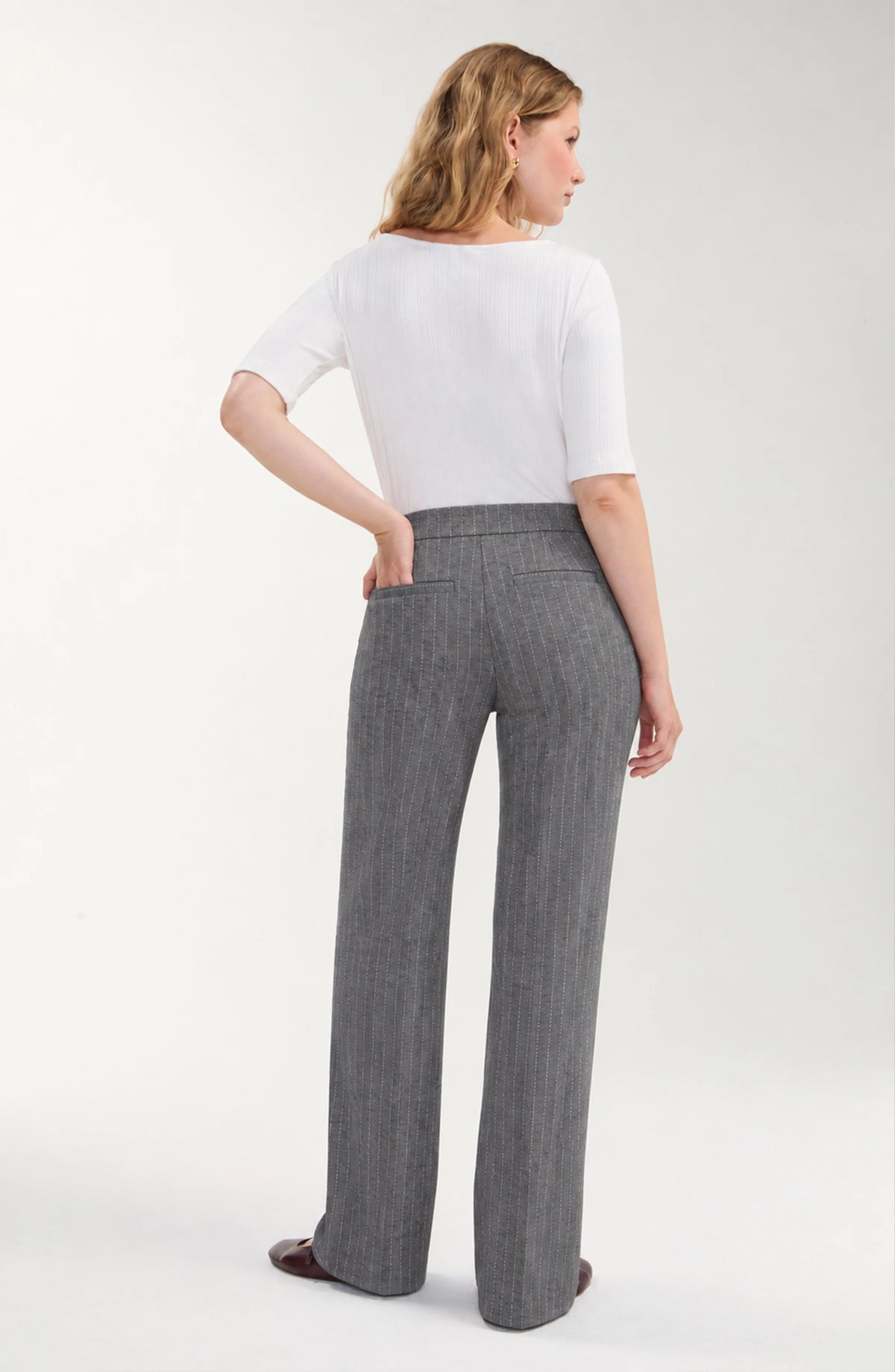 Pleated Wide Leg LM7B69TL82 Trousers & Pants LIVERPOOL JEANS COMPANY
