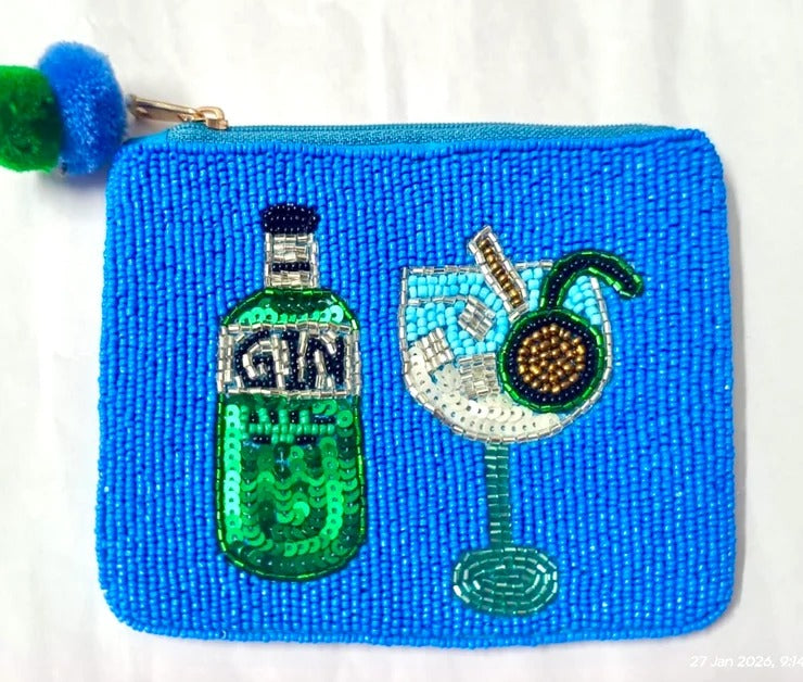 Beaded Coin Pouches Bags LUV & Co. Gin