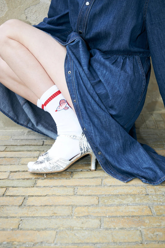 RowanLL Socks by Lolly's Laundry Wearable Accessories LOLLYS LAUNDRY White One size