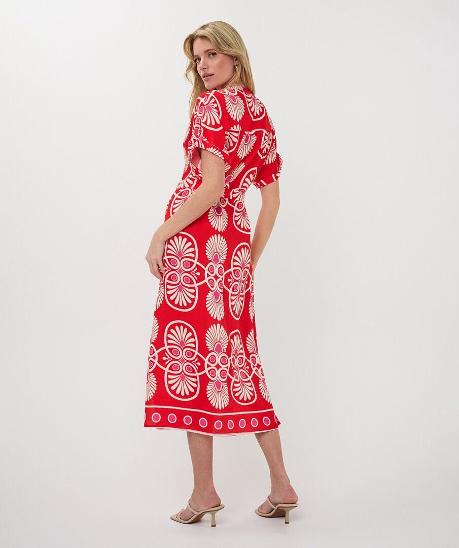 Heartfelt Dress by EsQualo Occasion Wear EsQualo Red