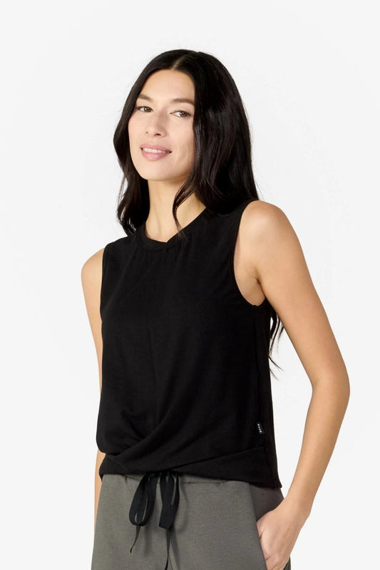 Leilani Tank by Daub + Design Tops DAUB Black