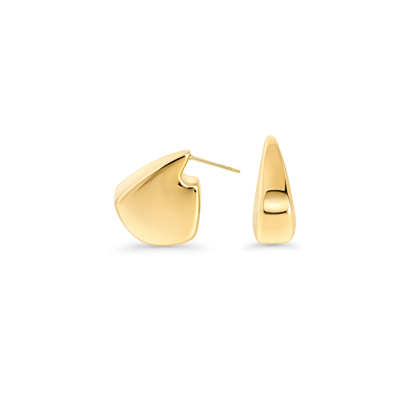 Navy Hoop Earring by Mia Bijoux Mia Bijoux