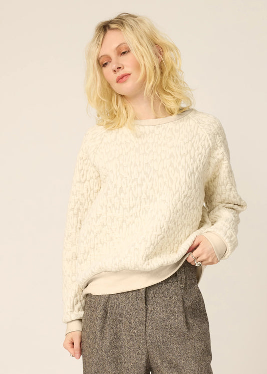 Textured Raglan Sleeve Sweater by Chlo