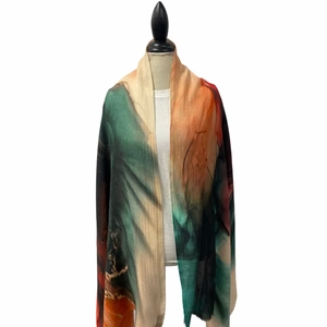Printed Shoulder Scarf