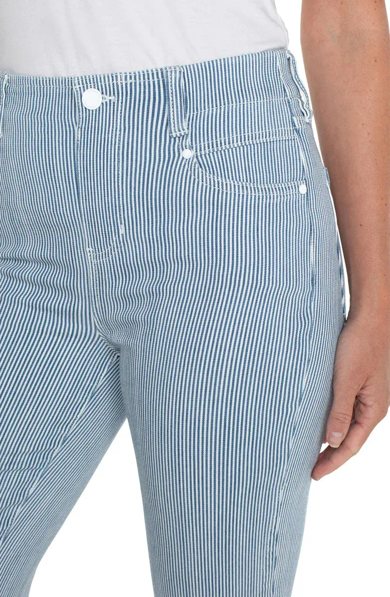 Gia Glider Crop by Liverpool Denims Liverpool Chambray