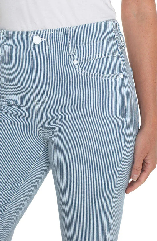 Gia Glider Crop by Liverpool Denims Liverpool Chambray