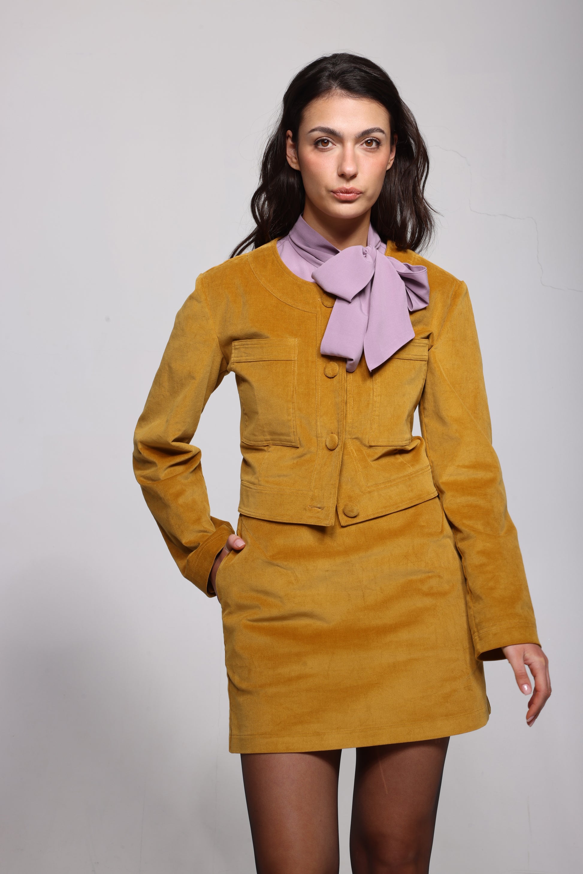 Vanessa Skirt by Lele de Baltzac Skirts & Shorts Lele de Baltzac Mustard