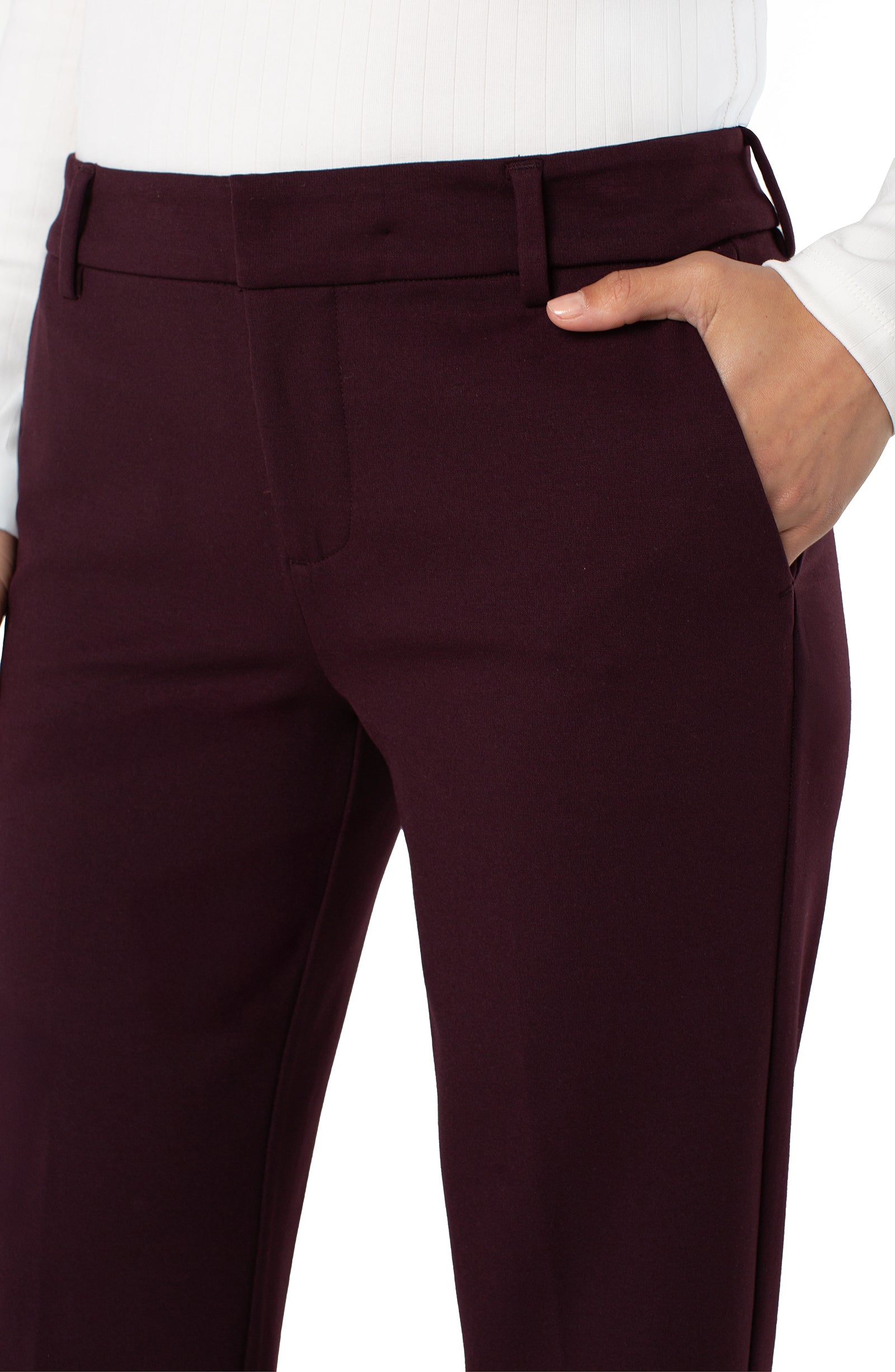 Versatile Trouser by Liverpool Trouser Liverpool Plum